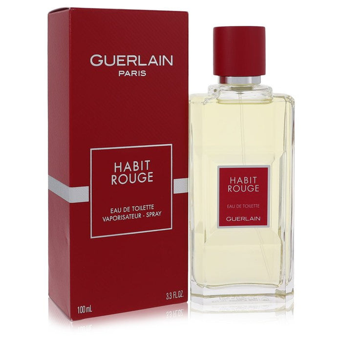 Habit Rouge by Guerlain Cologne / Eau De Toilette Spray 3.4 oz for Men by Avera Group