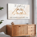 Mother's Day Sign Family Heart by Tailored Canvases