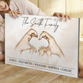 Mother's Day Sign Family Heart by Tailored Canvases