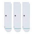Stance Icon 3-Pack Socks - White