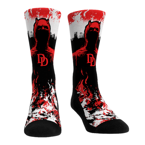 Daredevil Born Again - City Flames by Rock 'Em Socks