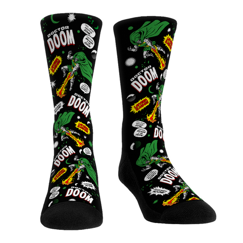 Doctor Doom - Comic All-Over by Rock 'Em Socks