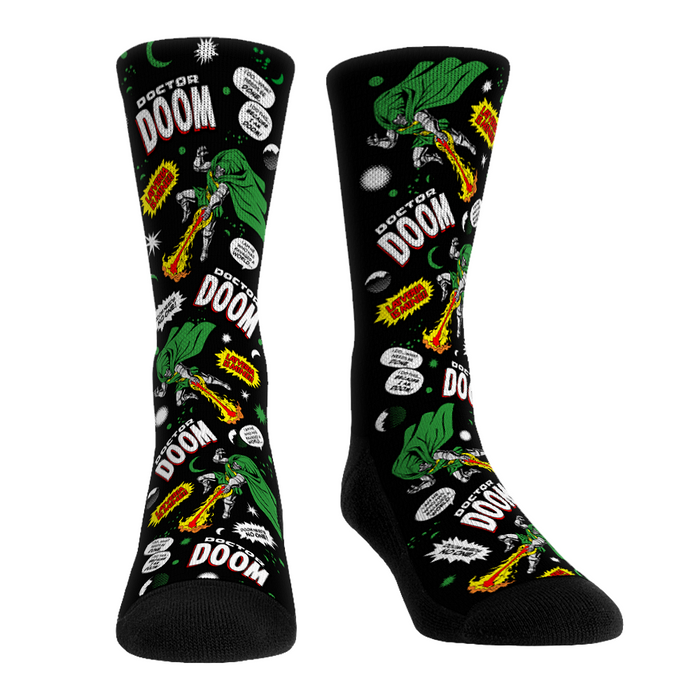 Doctor Doom - Comic All-Over by Rock 'Em Socks
