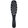 Flexvent Petite Mixed Bristle Vent Brush Boar & Nylon Pins Black