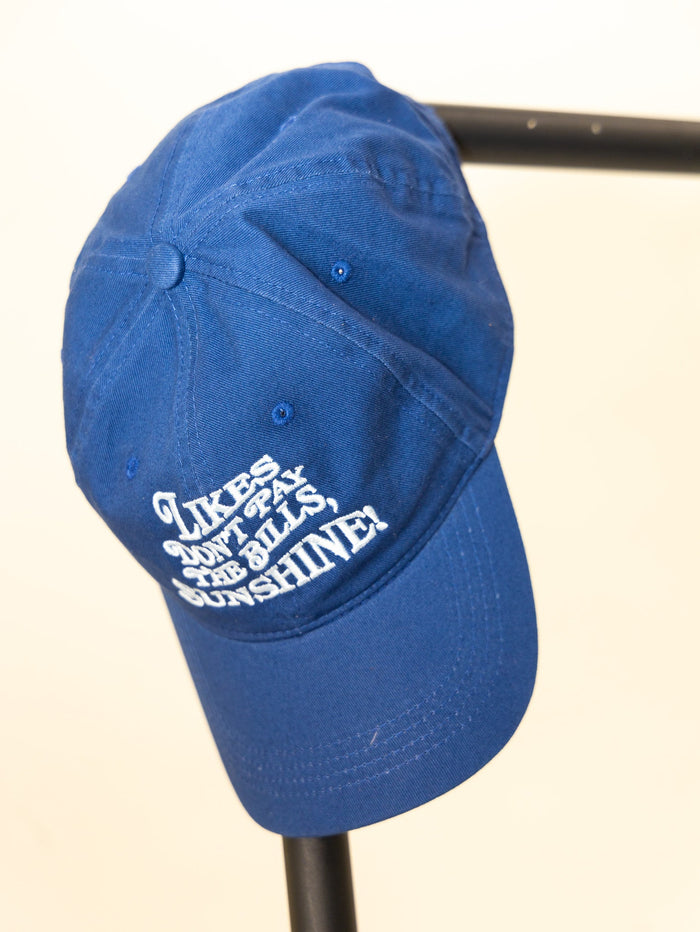 Likes Don't Pay the Bills Sunshine Embroidered Hat by Swell-O-Phonic