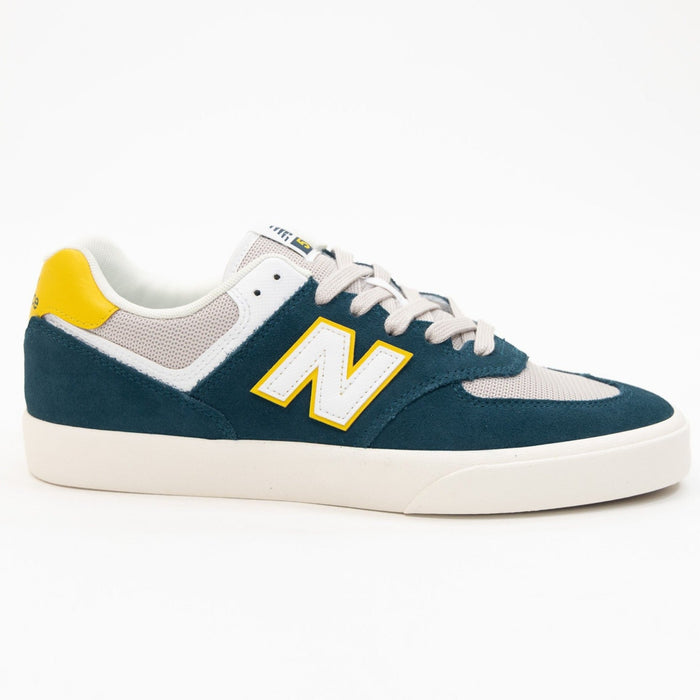 New Balance Numeric 574 VULC - Deep Ocean with Sunflower (Available in WIDE!) by Swell-O-Phonic