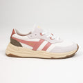 Gola Classics Women's Saturn Sneakers - White/Coral Pink/Khaki by Swell-O-Phonic