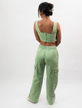 Baevely Bustier Corset Top - Green by Swell-O-Phonic
