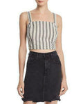 Aqua Stripe Tie Back Tank by Vanessa Jane