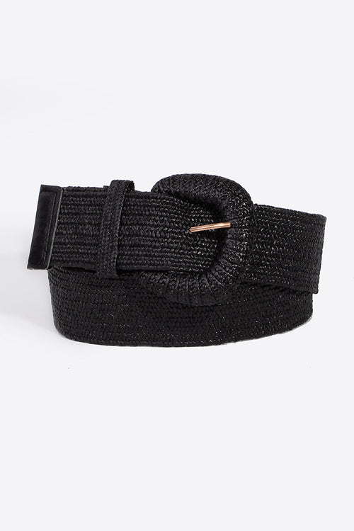 Braided Elastic Fashion Belt by Boutique 23