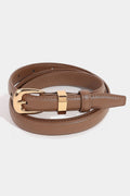 Fashionable Thin Leather Belt by Boutique 23