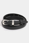 Fashionable Thin Leather Belt by Boutique 23