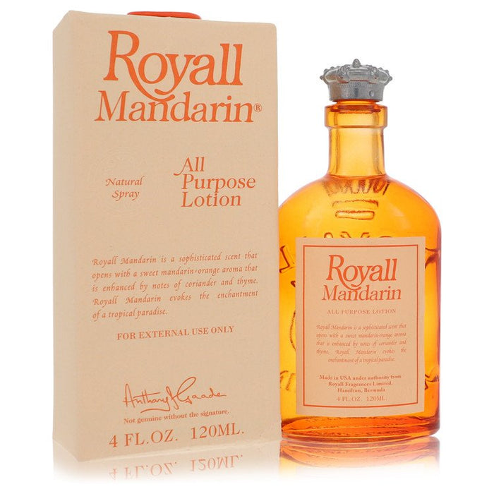 Royall Mandarin by Royall Fragrances All Purpose Lotion / Cologne 4 oz for Men by Avera Group