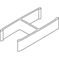 HON Verse Quick Connect 180 Degree Connecting Hardware, Gray, 2/Pack