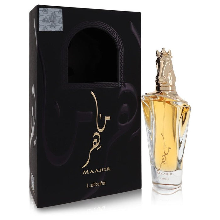 Maahir by Lattafa Eau De Parfum Spray (Unisex) 3.4 oz for Women by Avera Group