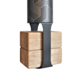 Yoga Mat Tube Floor Stand | Black by Mache
