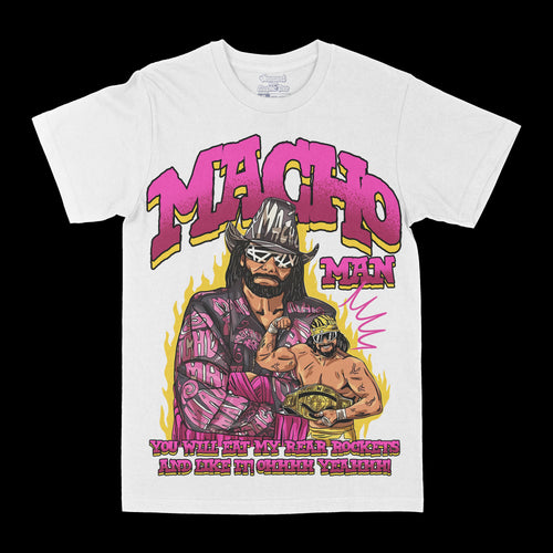 Macho Man "Rear Rockets" Graphic Tee by Obsessed with graphic tees