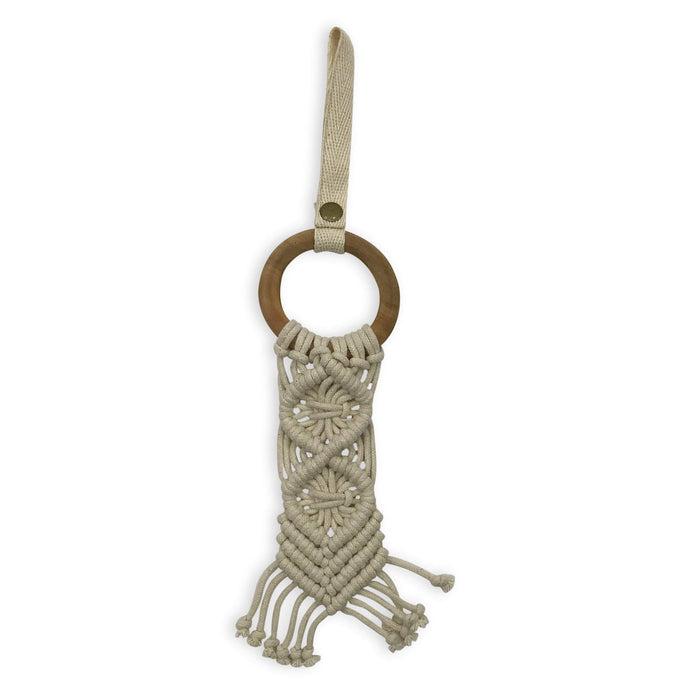 all-in-one toy | macrame diamond by Finn + Emma