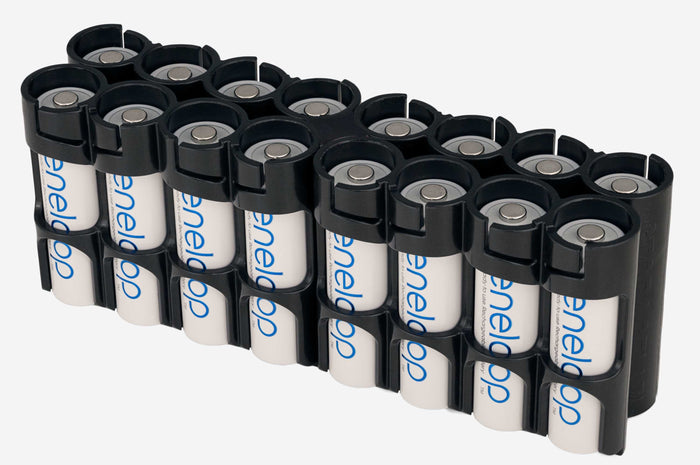 Magnetic AA 16 Pack (Carbon Fiber) by Storacell