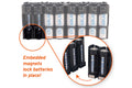 Magnetic AA 16 Pack (Carbon Fiber) by Storacell