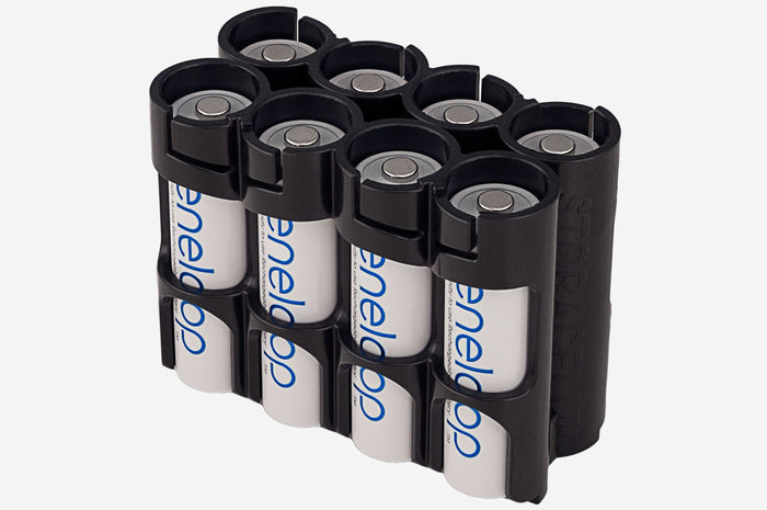Magnetic AA 8 Pack (Carbon Fiber) by Storacell
