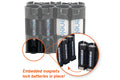 Magnetic AA 8 Pack (Carbon Fiber) by Storacell
