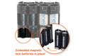 Magnetic AAA 12 Pack (Carbon Fiber) by Storacell