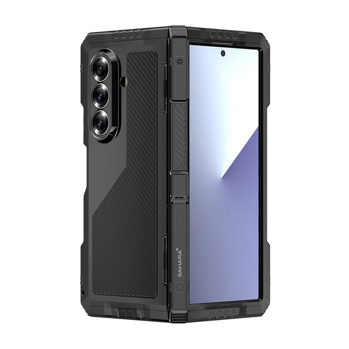 Samsung Galaxy Z Fold7 Case – Heavy-Duty Kickstand with Screen Protector | Raider Series by Zerodamage Sahara Case LLC