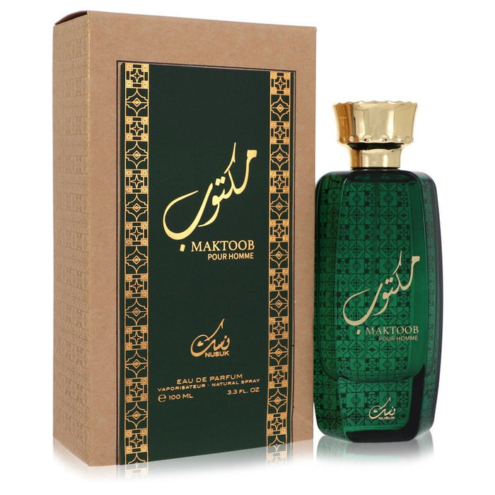Nusuk Maktoob by Nusuk Eau De Parfum Spray 3.3 oz for Men by Avera Group