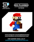The Red Plumber made using LEGO parts by B3 Customs