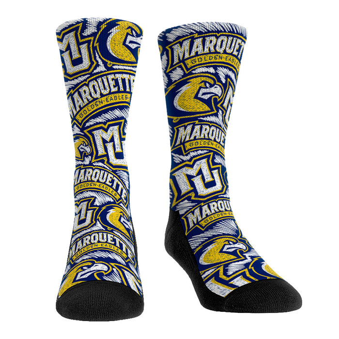 Marquette Golden Eagles - Logo Sketch by Rock 'Em Socks