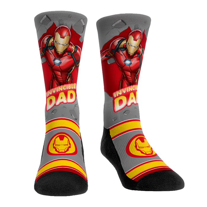 Iron Man - Invincible Dad by Rock 'Em Socks