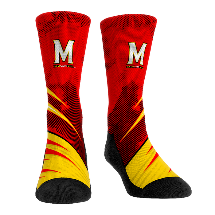 Maryland Terrapins - Slash Slant by Rock 'Em Socks