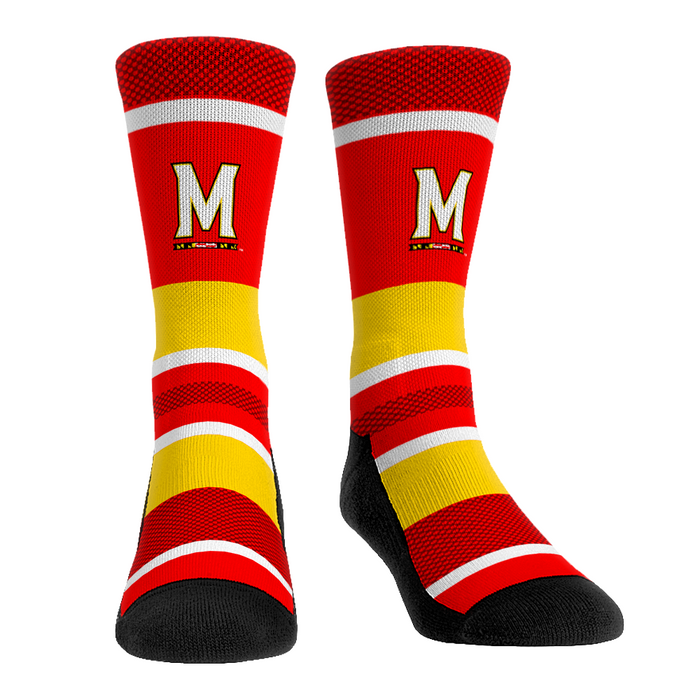 Maryland Terrapins - Tech Stripe by Rock 'Em Socks