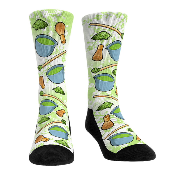 Matcha All-Over (Green) by Rock 'Em Socks