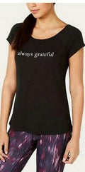 Ideology Women's Always Grateful Strappy-Back T-Shirt, Size Small by Vanessa Jane