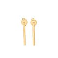 Megan 14K Gold Hoop Earrings by Christina Greene
