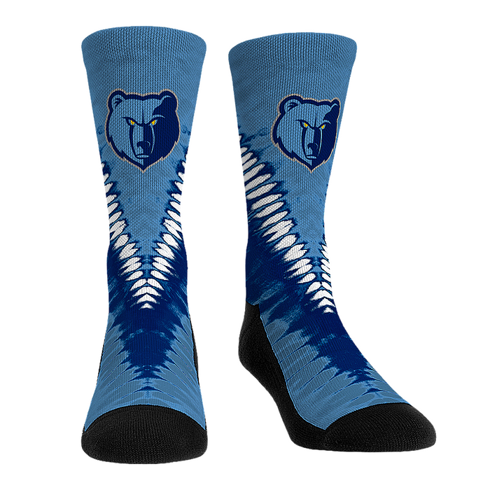 Memphis Grizzlies - V Shape Tie Dye by Rock 'Em Socks
