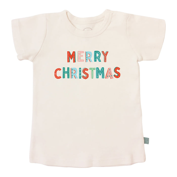 graphic tee | merry christmas by Finn + Emma
