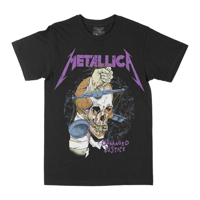 Metallica Damaged Justice Graphic Tee by Obsessed with graphic tees