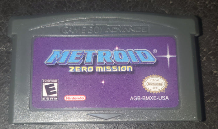 Metroid Zero Mission GBA Video Game Cartridge Game Boy Advance 2004 by VintageVideoGameStore