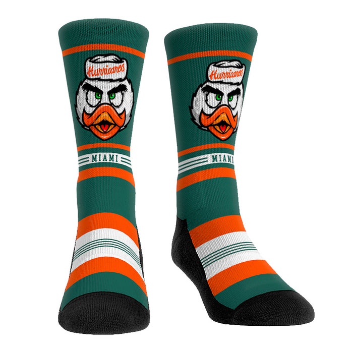 Miami Hurricanes - Game Face Mascot by Rock 'Em Socks