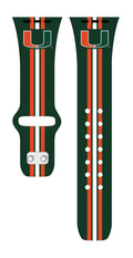 Miami Hurricanes HD Apple Watch Band by Affinity Bands