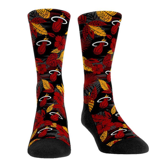Miami Heat - Floral by Rock 'Em Socks