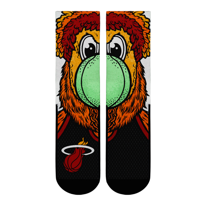 Miami Heat - Split Face Mascot by Rock 'Em Socks