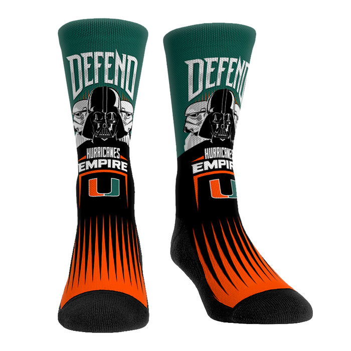 Miami Hurricanes - Star Wars - Defend The Empire by Rock 'Em Socks