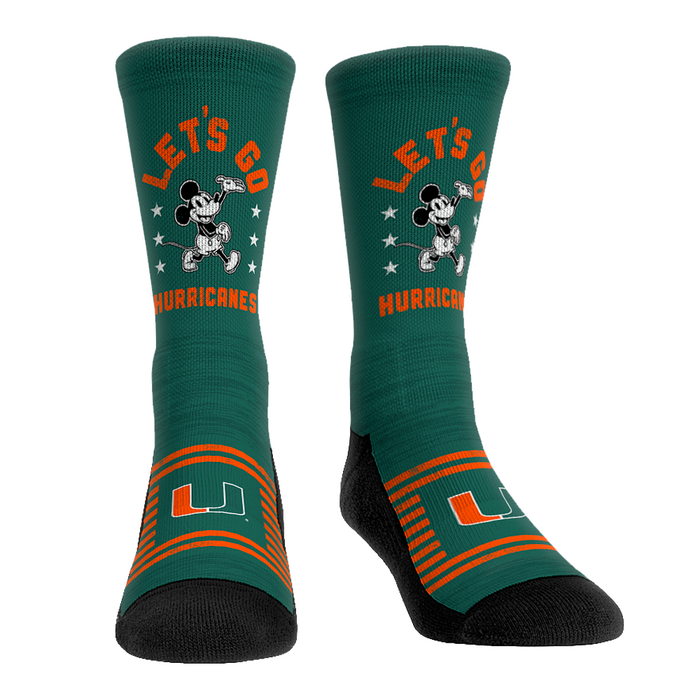 Miami Hurricanes - Disney - Let's Go! by Rock 'Em Socks