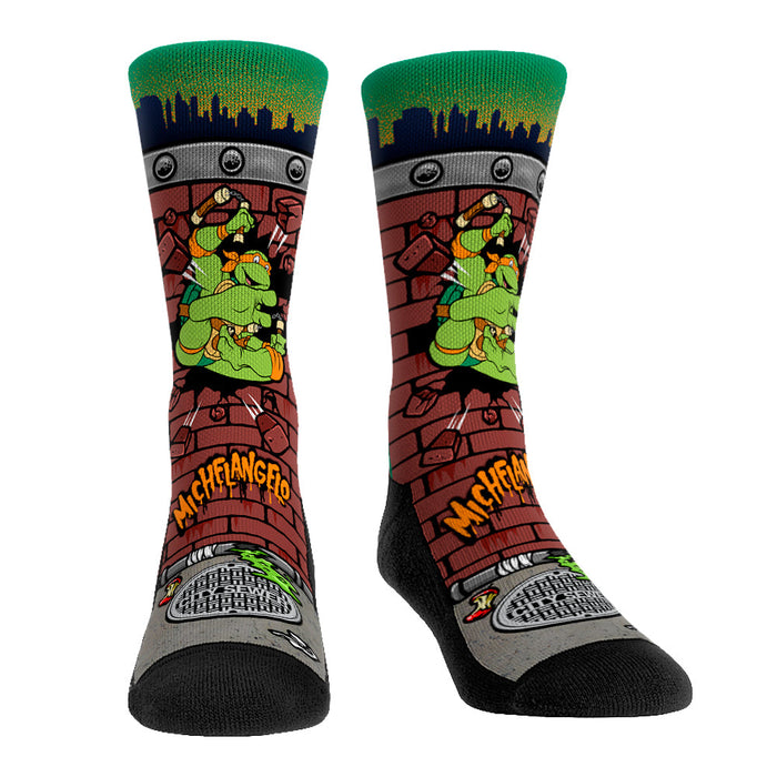 Teenage Mutant Ninja Turtles - Michelangelo - Breakout by Rock 'Em Socks