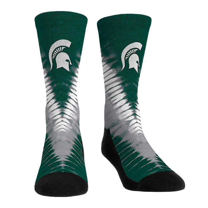Michigan State Spartans - V Shape Tie Dye by Rock 'Em Socks