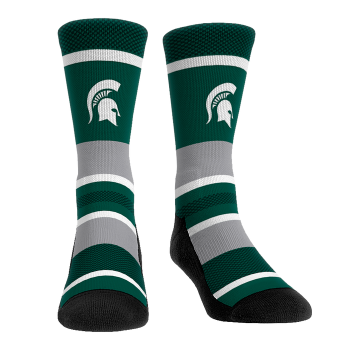 Michigan State Spartans - Tech Stripe by Rock 'Em Socks